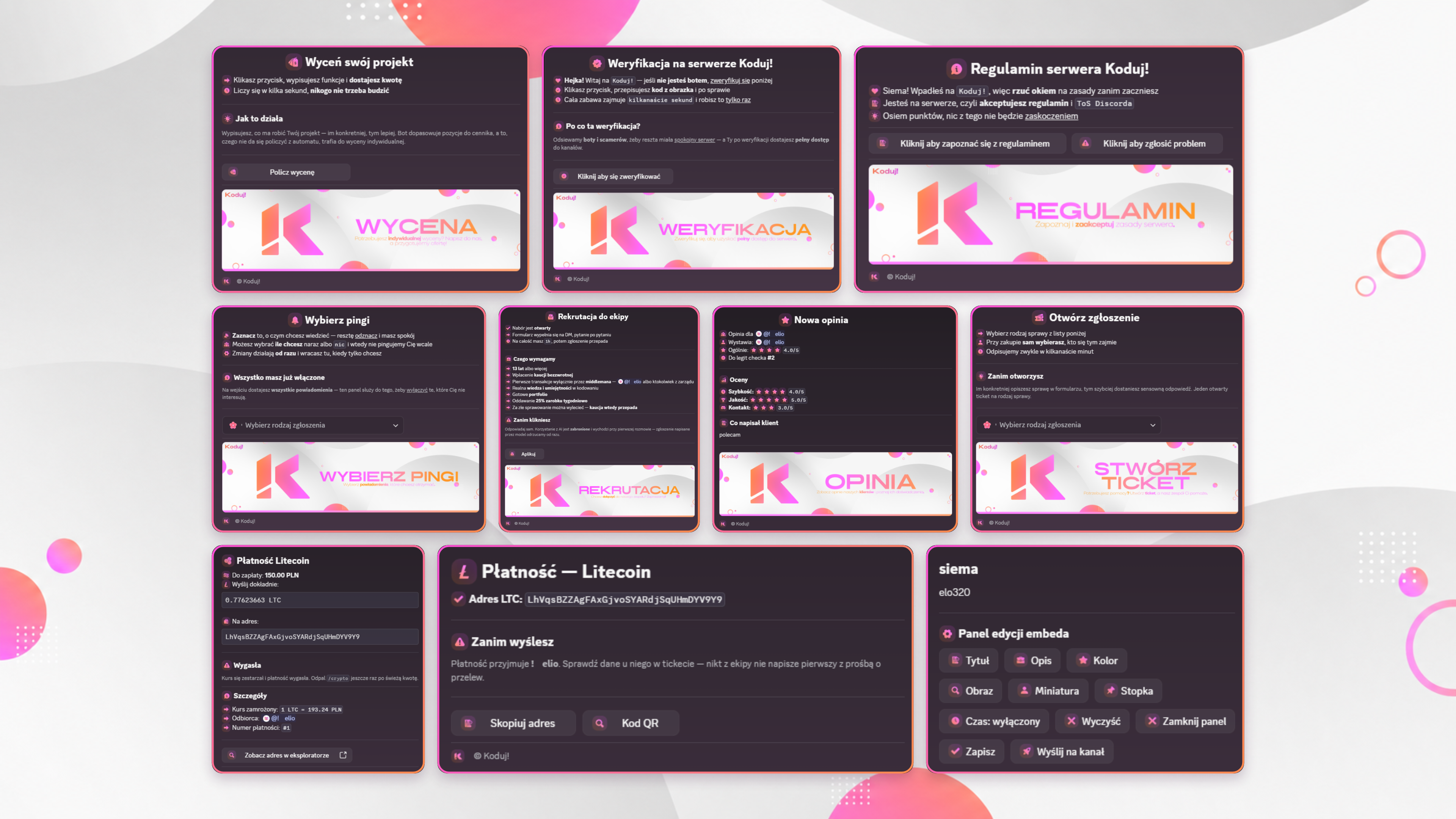 Bot dla serwera "Koduj"